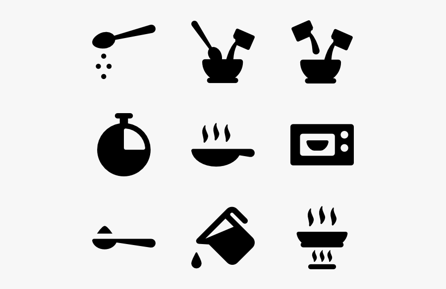 Filled Cooking Instructions - Cooking Instruction Icon, Transparent Clipart
