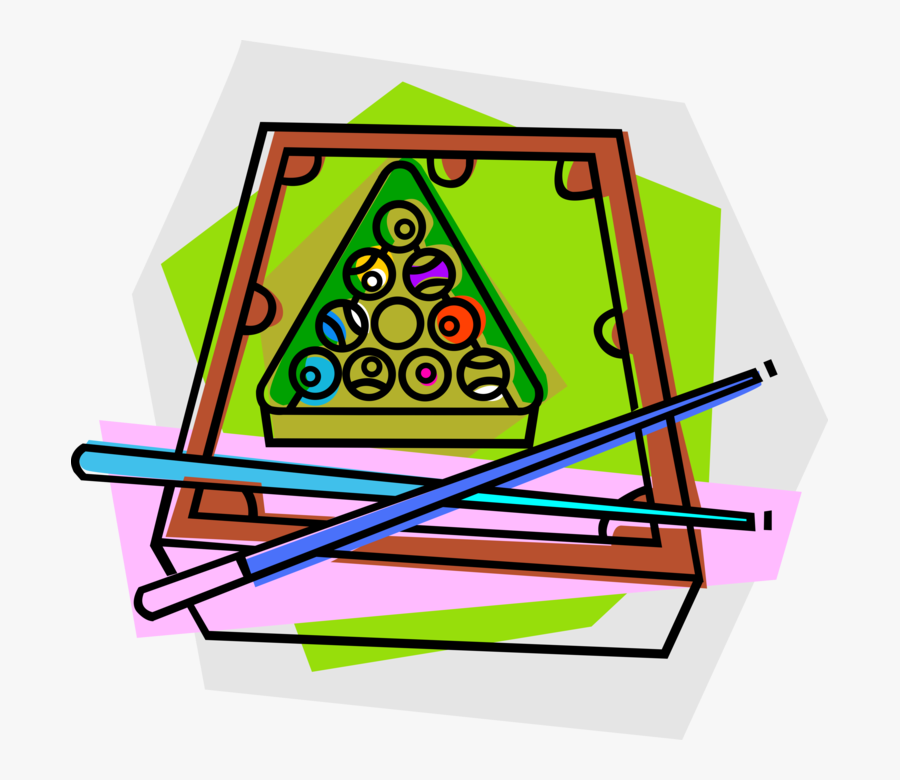 Transparent Billiard Balls Png - Triangle, Transparent Clipart
