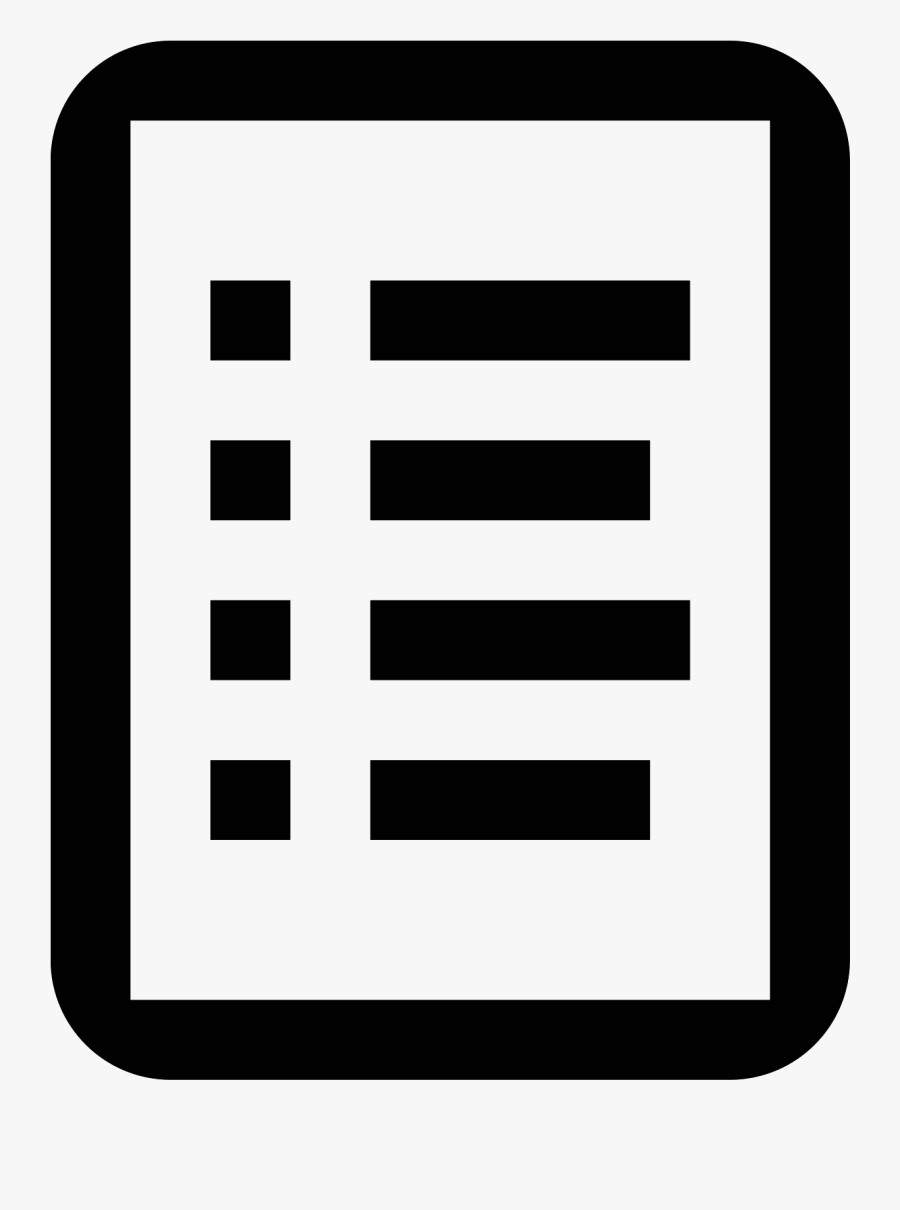 Checklist Vector - List Free Icon, Transparent Clipart