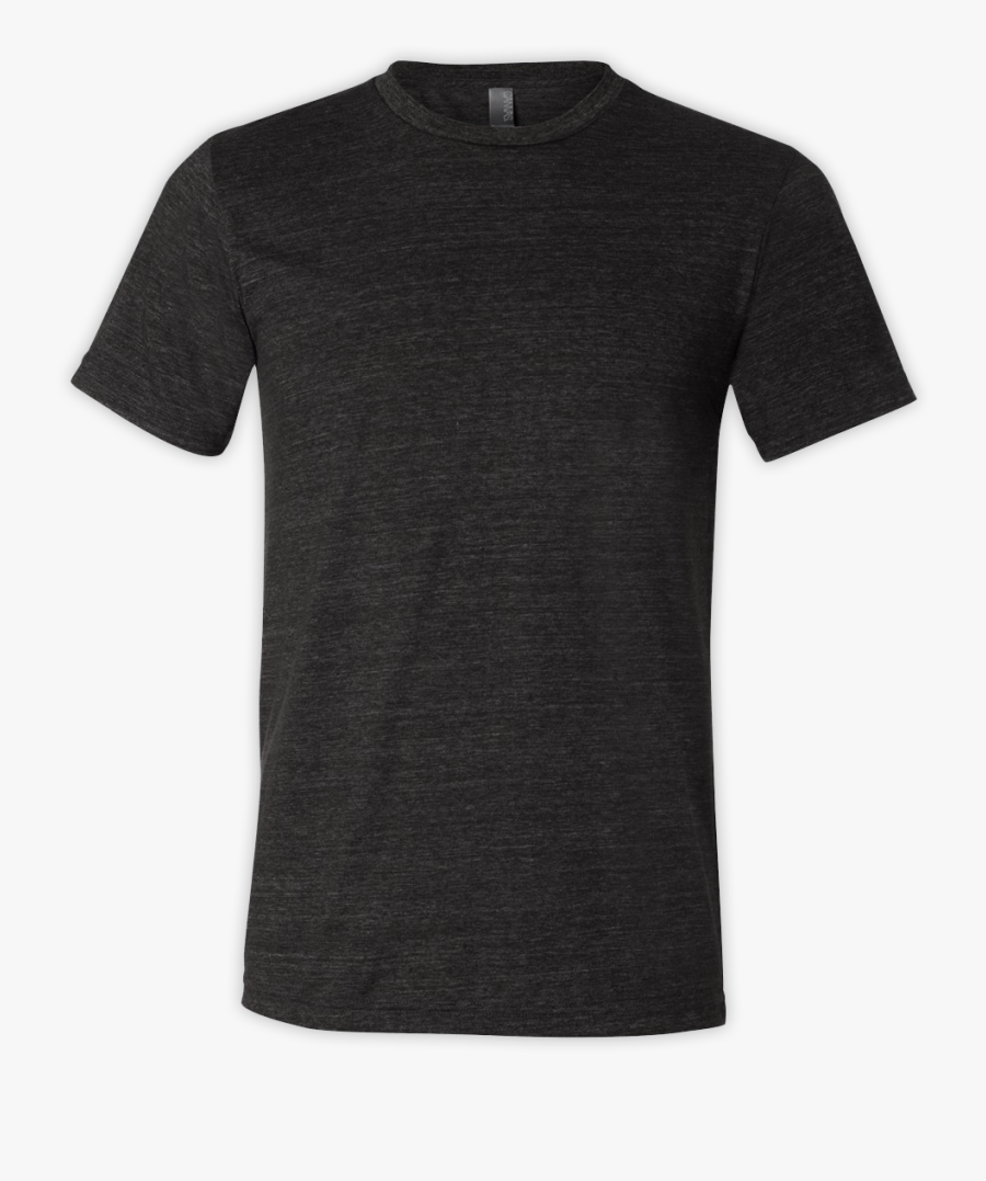 Clip Art Customized Tri Blend Shirt - Comfort Colors Black T Shirt, Transparent Clipart