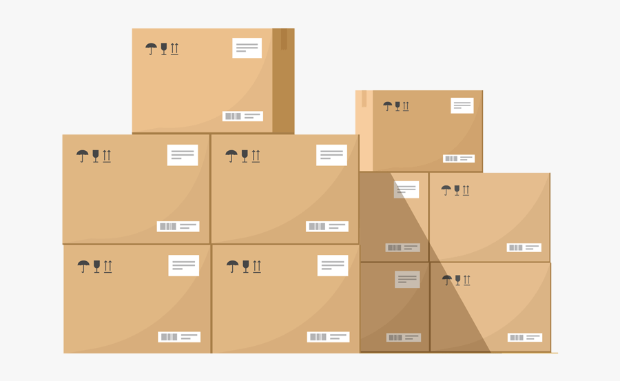 Pallet Clipart - Stock Management Png, Transparent Clipart
