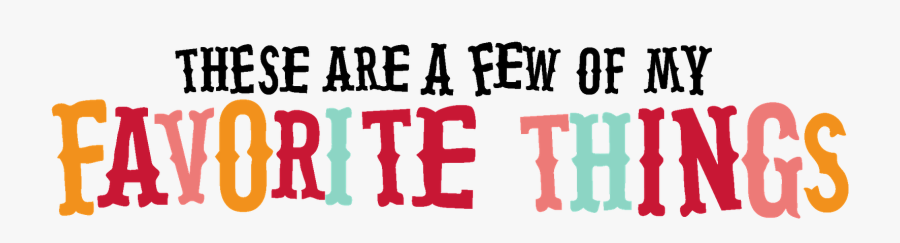My Favorites Clip Art, Transparent Clipart