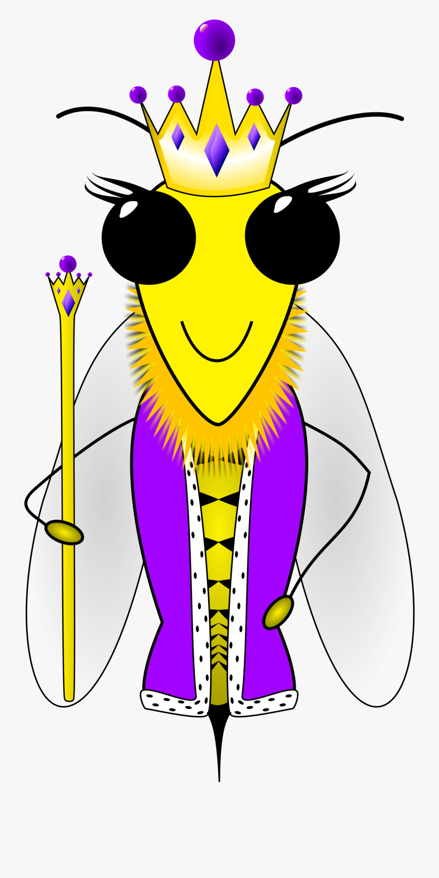 Queen Bee Clipart Clip Arts - Clip Art Pictures Of Bees, Transparent Clipart