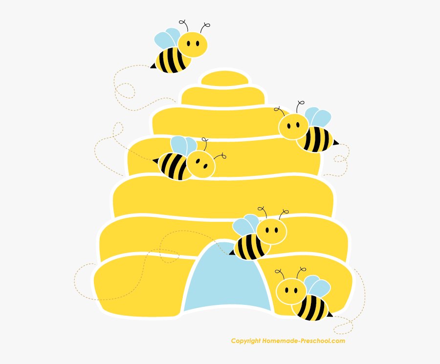Transparent Bee Hive Clip Art, Transparent Clipart