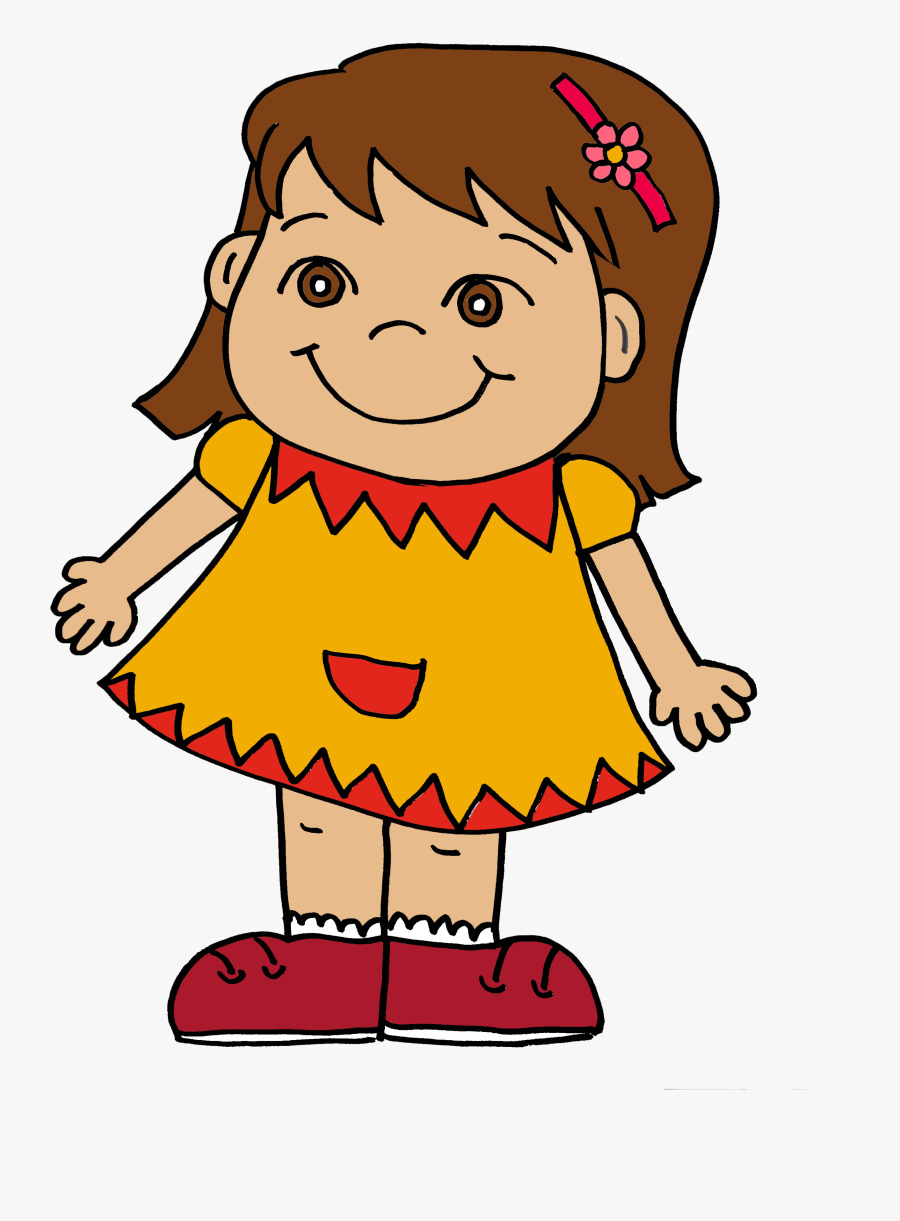 Girl Cousin Clipart - Happy Girl Clipart Transparent, Transparent Clipart