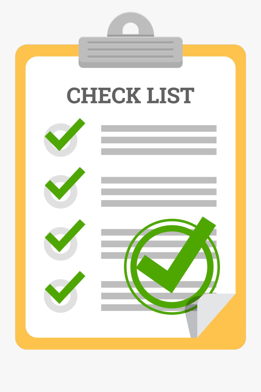 Hipaa Checklist, Transparent Clipart