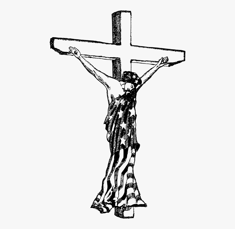Crucified American Medium Image - Crucifixion Clipart, Transparent Clipart