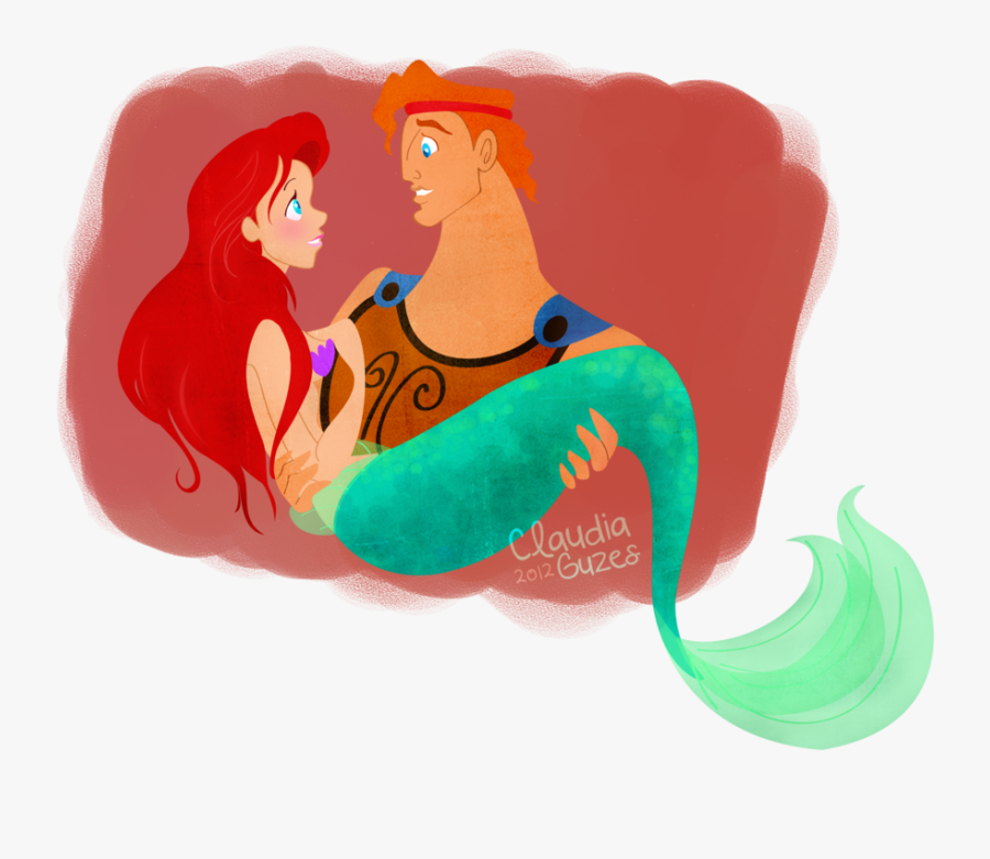Did You Know That These Two Are Cousins Hercules Is - Ariel And Hercules Deviantart, Transparent Clipart