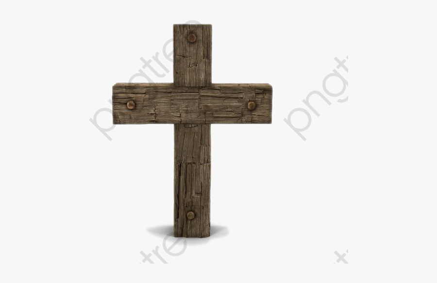 Wooden Cross Clip Art - Transparent Background Wood Cross Png, Transparent Clipart