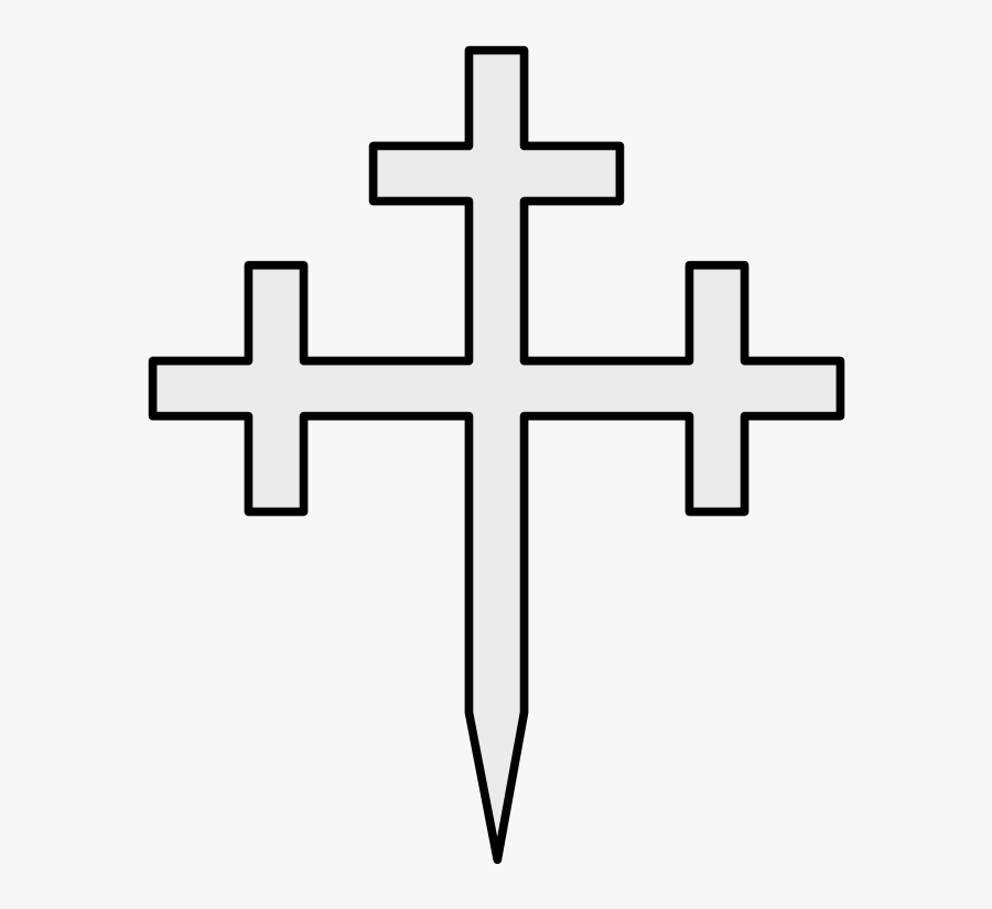 Coa Illustration Cross Crosslet Fitchy - Cross Crosslet Fitchy White, Transparent Clipart