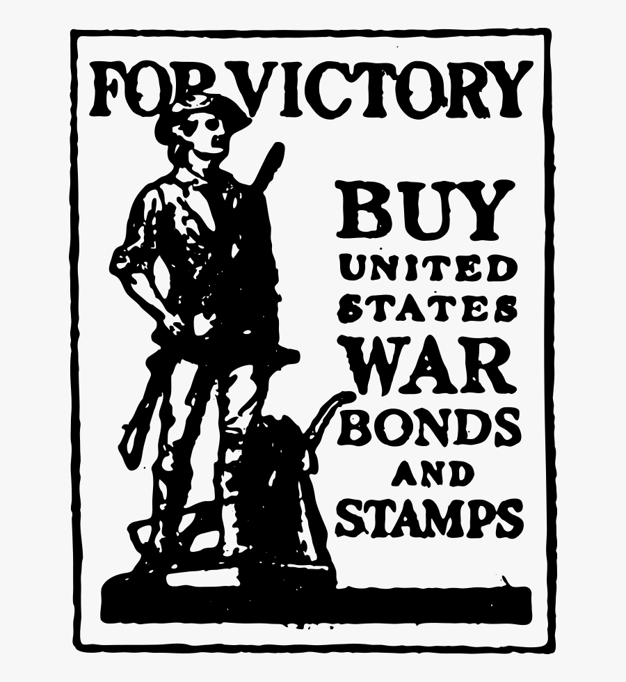 Buy War Bonds - War Bonds Posters Black And White, Transparent Clipart