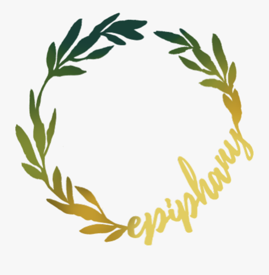 Bts Kpop Epiphany Circle Jin Words Text Leaves Gold, Transparent Clipart