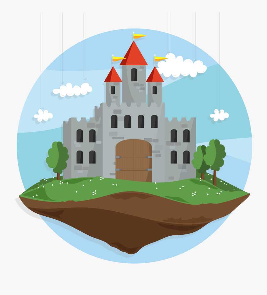 Castle Clip Art - Celtic Castle Art, Transparent Clipart
