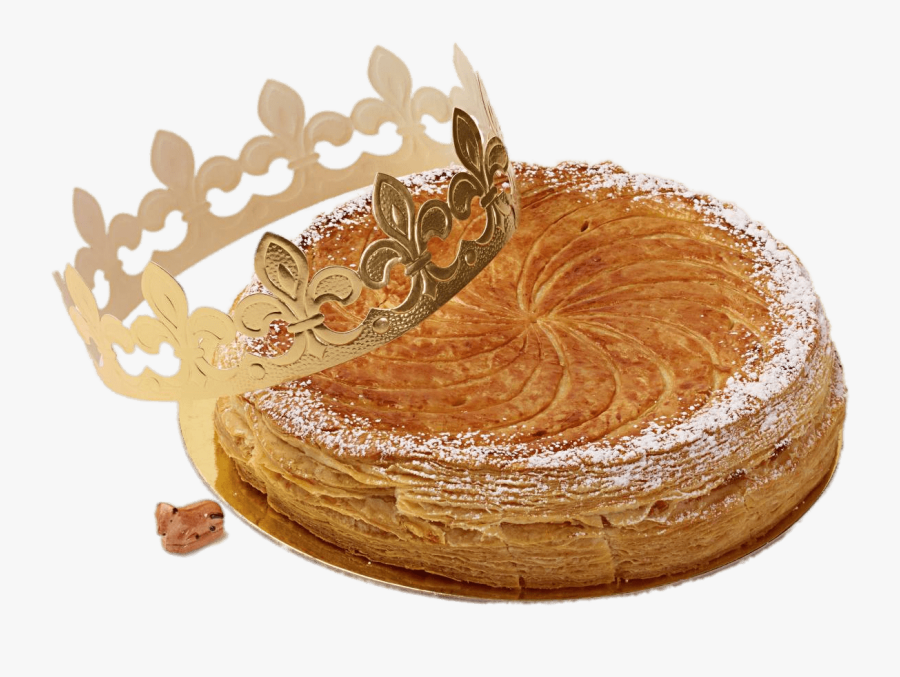 Epiphany French Cake And Crown - Galette Des Rois Best, Transparent Clipart