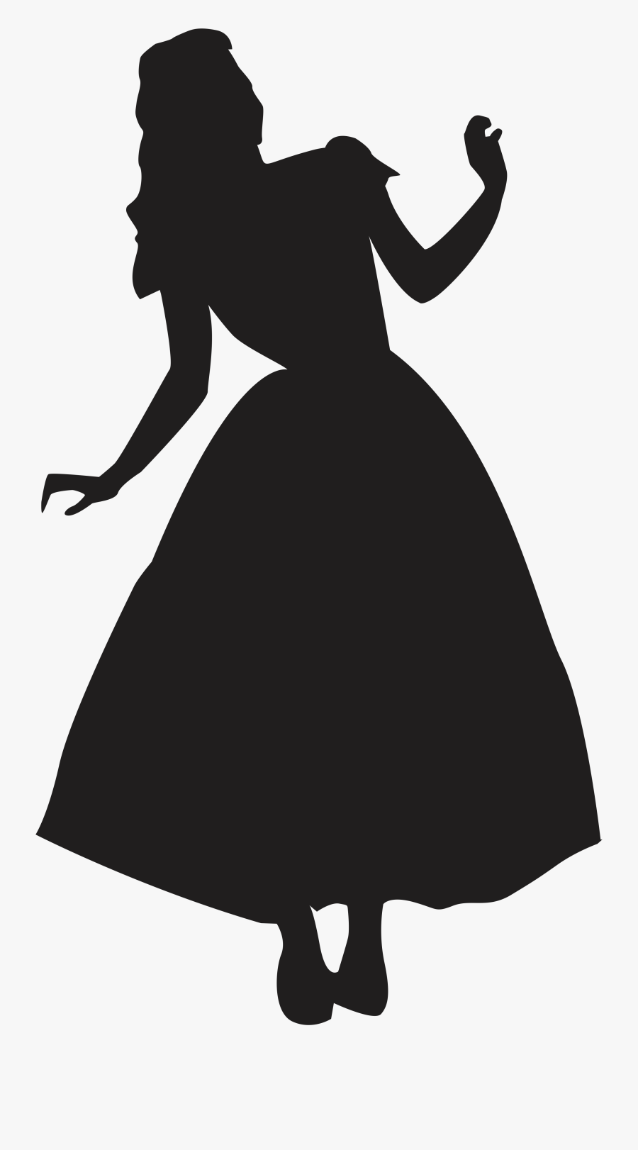Printwallart Fairytale Princess Png Princess Png Fairy - Fairytale Silhouette Png, Transparent Clipart