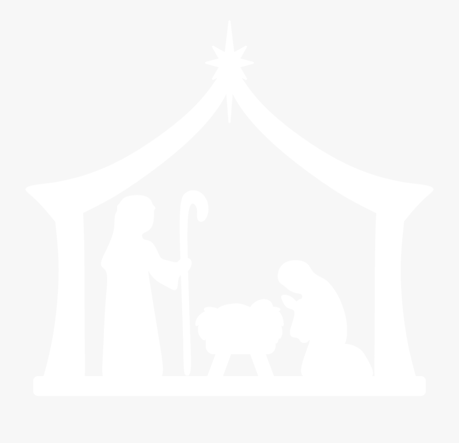Nativity Silhouette Png Transparent Nativity Silhouette - Transparent Nativity Silhouette White, Transparent Clipart
