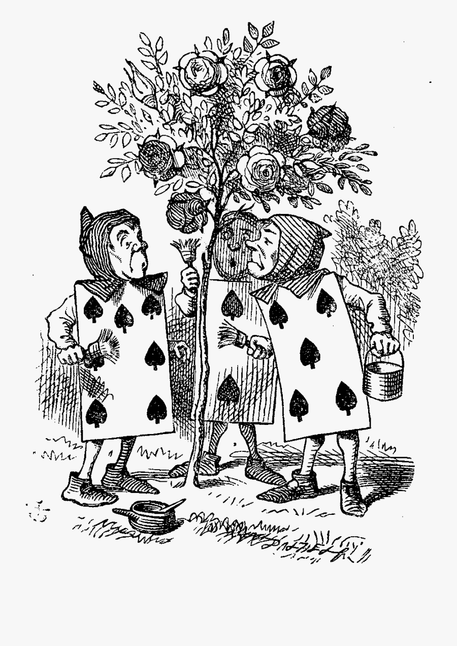 Transparent Fairytale Clipart - Alice In Wonderland John Tenniel, Transparent Clipart
