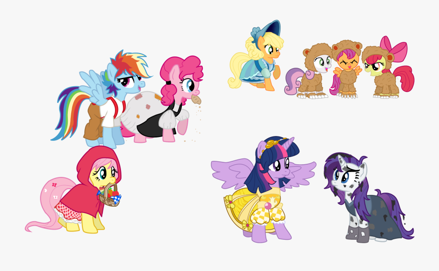 Pony Fairy Tale My - Cutie Mark Crusaders Alicorns, Transparent Clipart