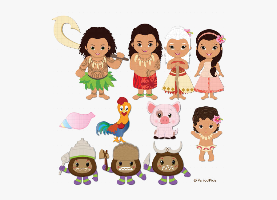 Moana Polynesian Princess Fairytale Transparent Png - Moana Clipart Moana Cute, Transparent Clipart