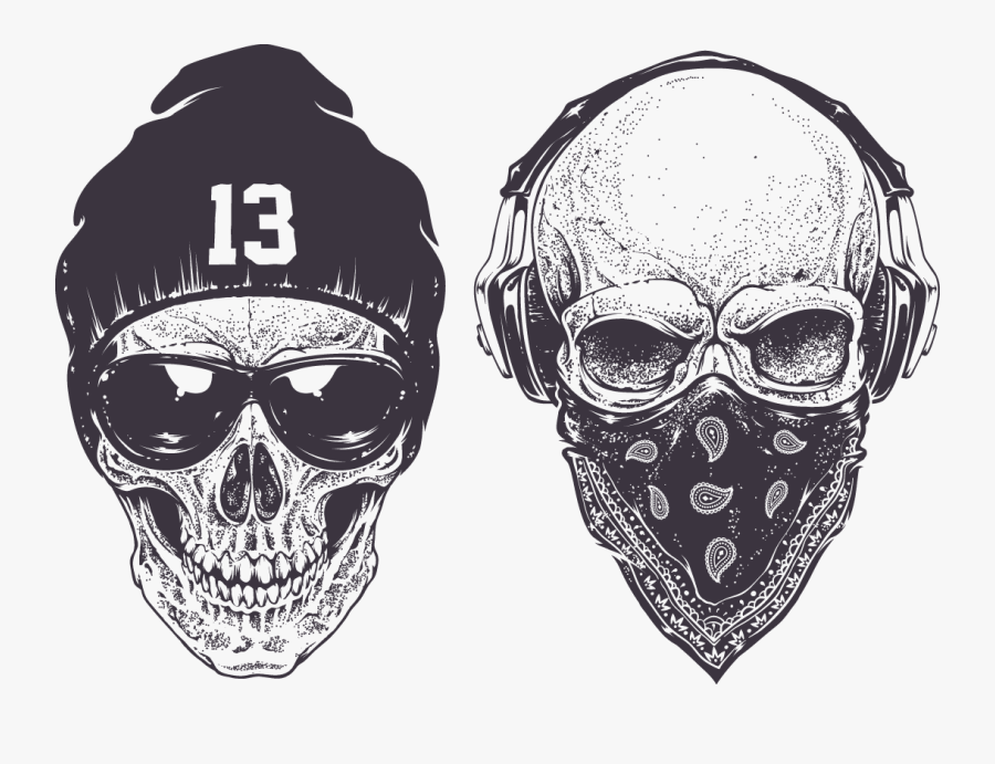 Collection Illustration Skull Royalty-free Free Png - Royalty Free Skull Png, Transparent Clipart