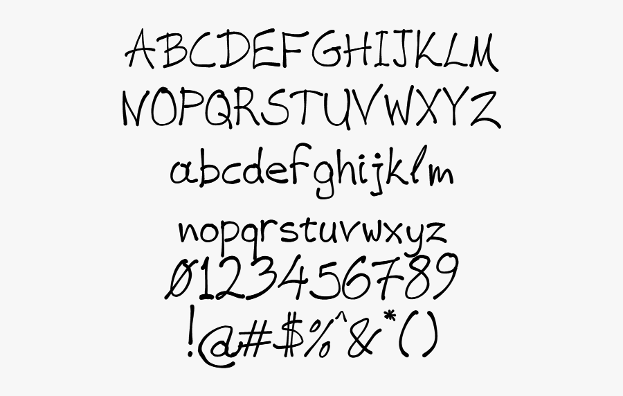 Clip Art Cool Handwritten Fonts - Greek Text Font, Transparent Clipart