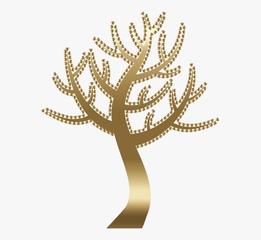 Colorful Tree With Branches With Transparent Background, Transparent Clipart