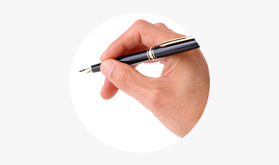 Writing - Hand With Pen Png, Transparent Clipart