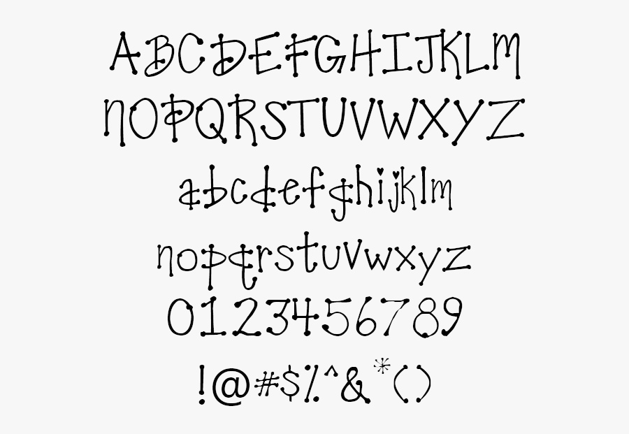 Clip Art Fancy Writing Fonts - Mountains Of Christmas Font, Transparent Clipart