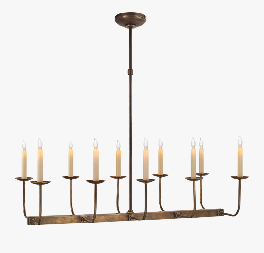 Mcqueen Games Meaning Fixtures - Visual Comfort Linear Branched Chandelier, Transparent Clipart