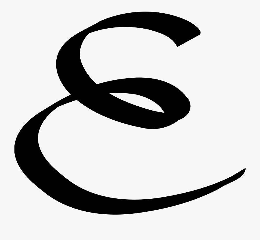 Monochrome - E .png, Transparent Clipart