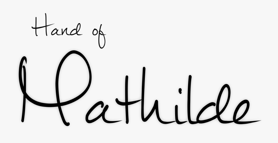 Clip Art Cursive Fonts Trisa Moorddiner - Calligraphy, Transparent Clipart