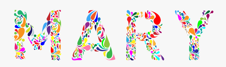 Symmetry,text,graphic Design - Mary Typography, Transparent Clipart