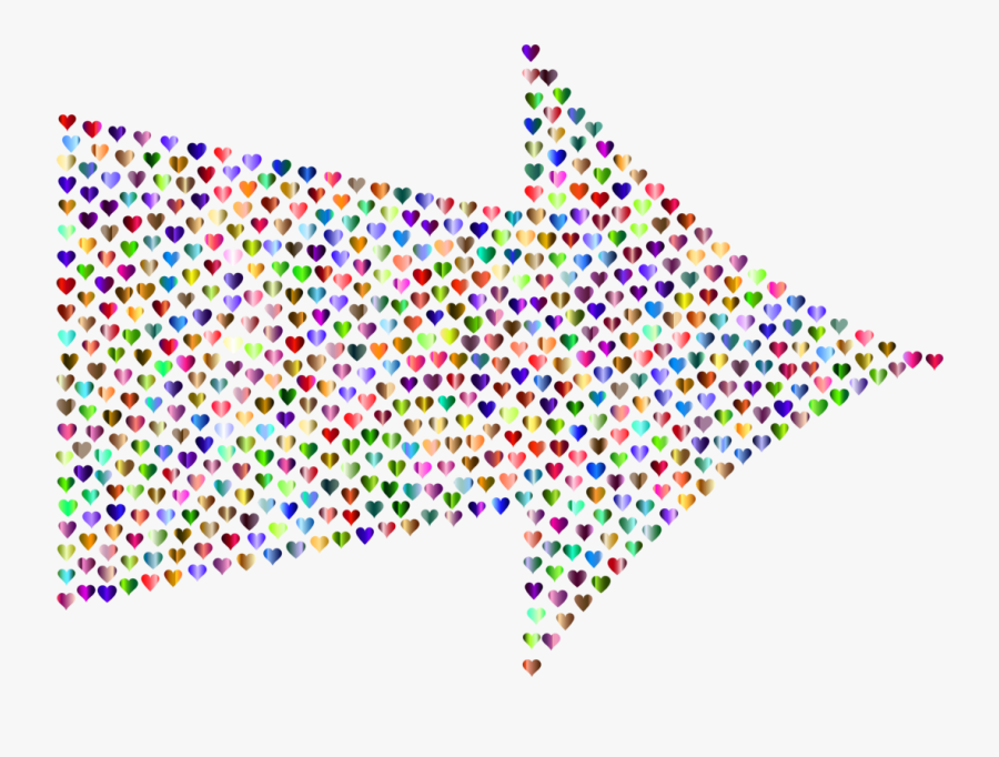 Triangle,symmetry,area - Imagenes De Flechas De Arcoiris, Transparent Clipart