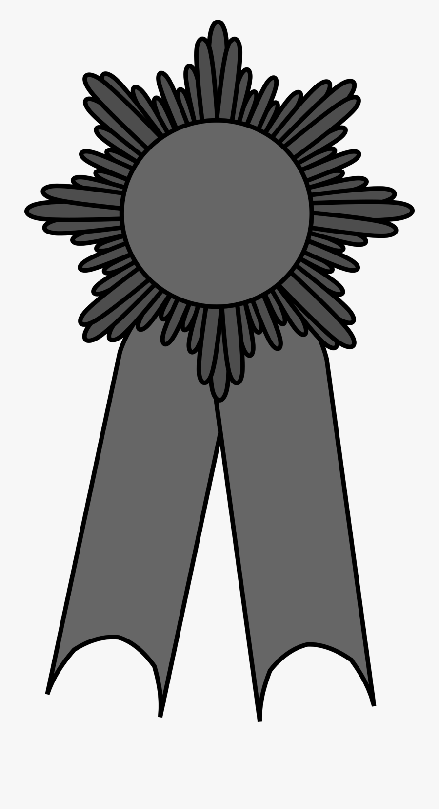 Flower,symbol,joint - Purple Ribbon Clipart Award, Transparent Clipart