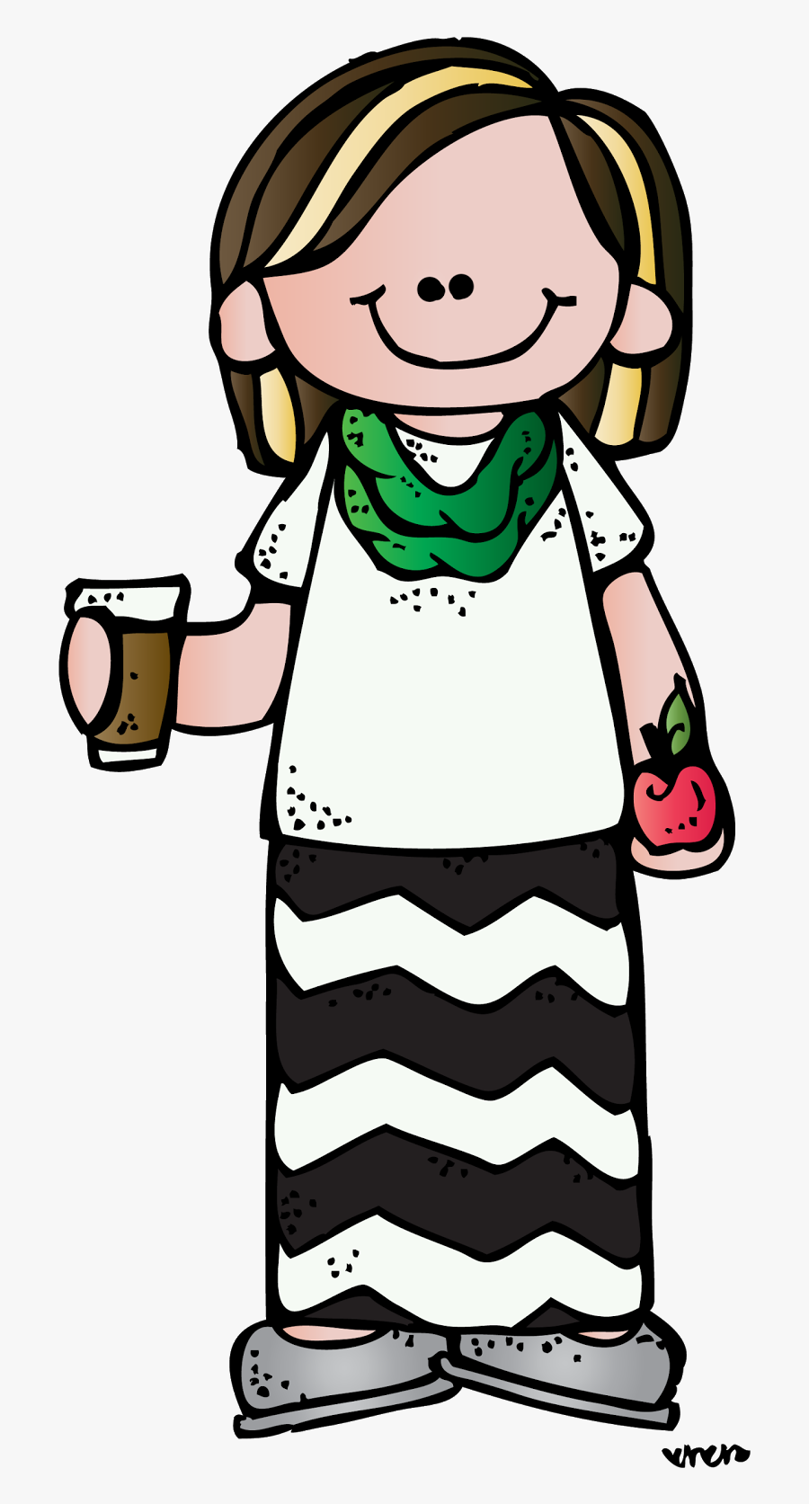 Pin By Nicole Reyes On Melonheadz - Teacher Melonheadz Clipart, Transparent Clipart