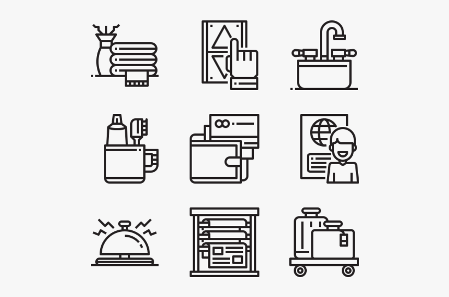 Hotel Icons - Retro Gadgets Icon, Transparent Clipart