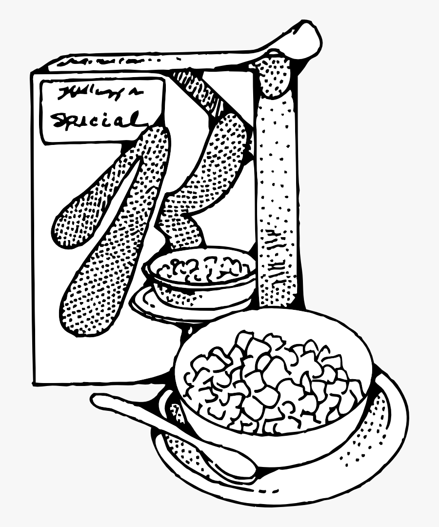 Breakfast Clipart Black And White, Transparent Clipart