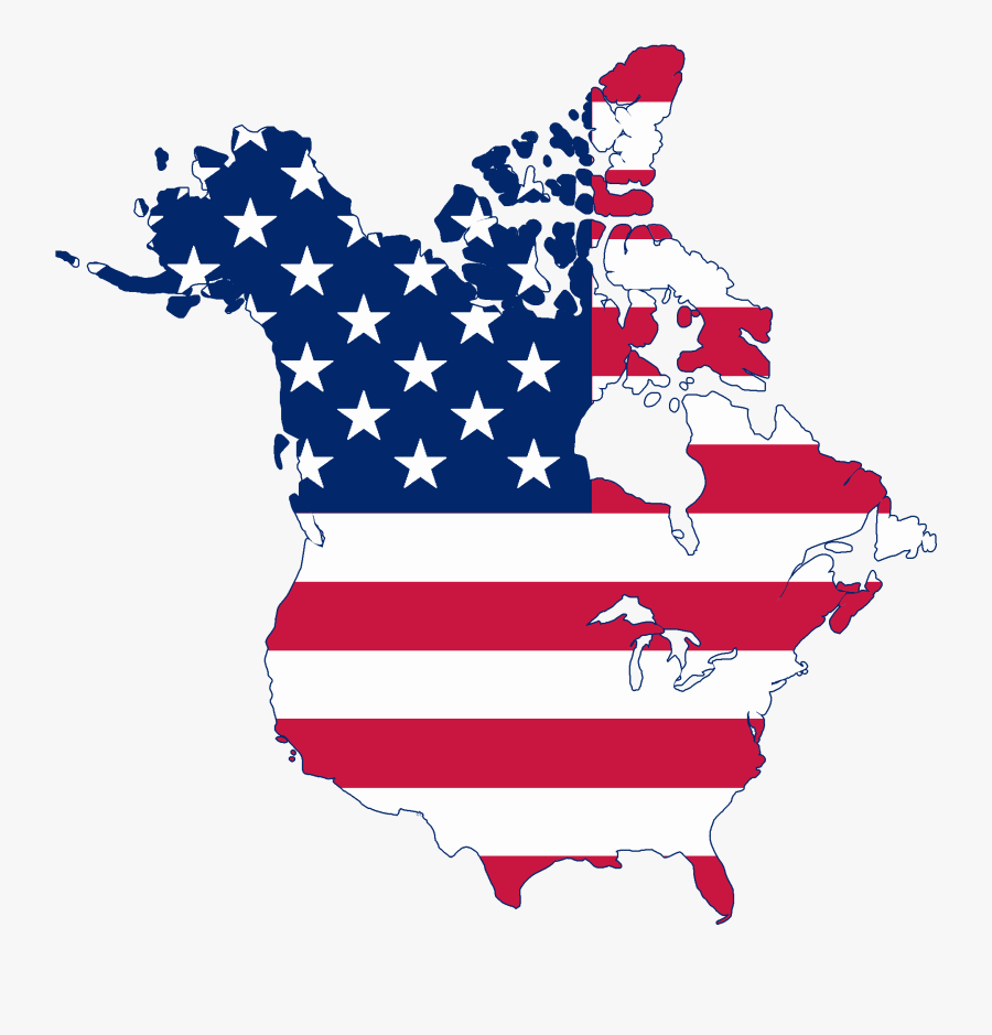 Usa And Canada United, Transparent Clipart