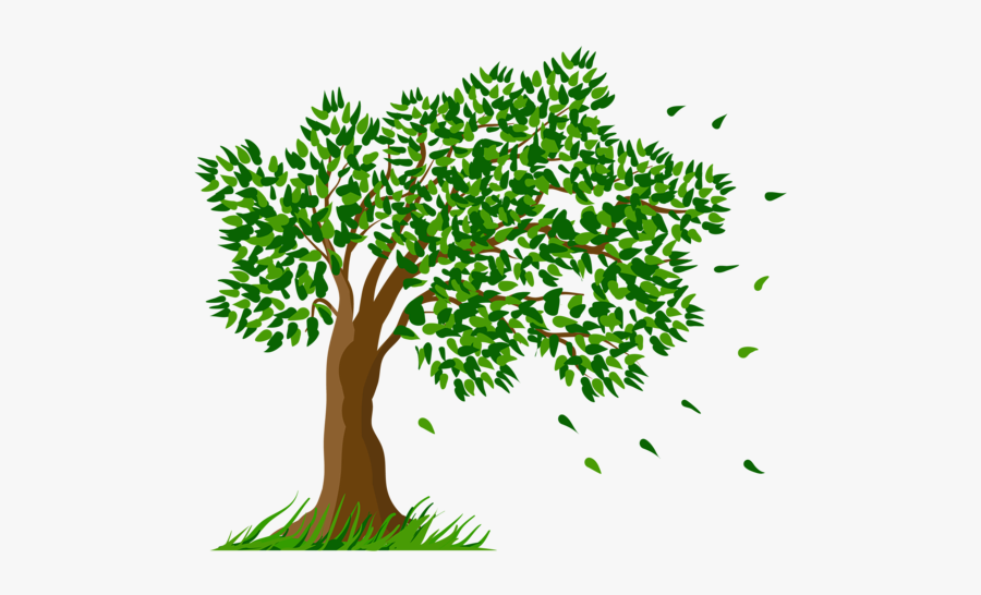 Tree Clipart Transparent Background - Tree And Grass Drawing, Transparent Clipart