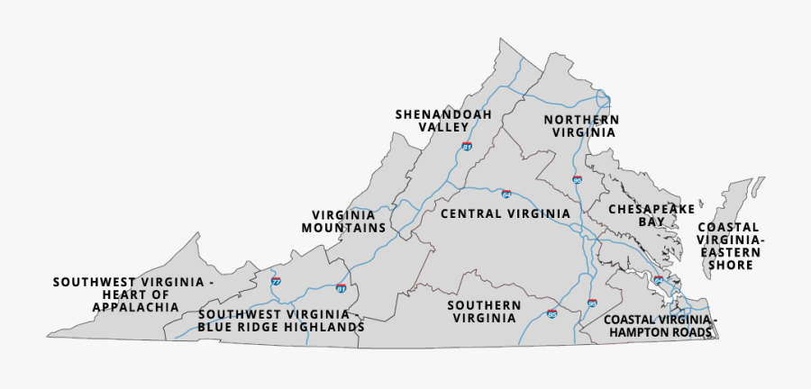 For Developers Virginia Map Clipart - Virginia Map, Transparent Clipart