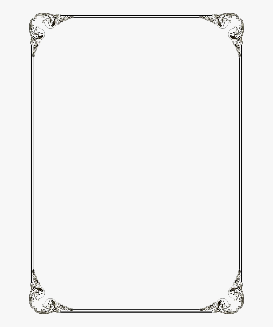 Border Png File - Page Border Design, Transparent Clipart