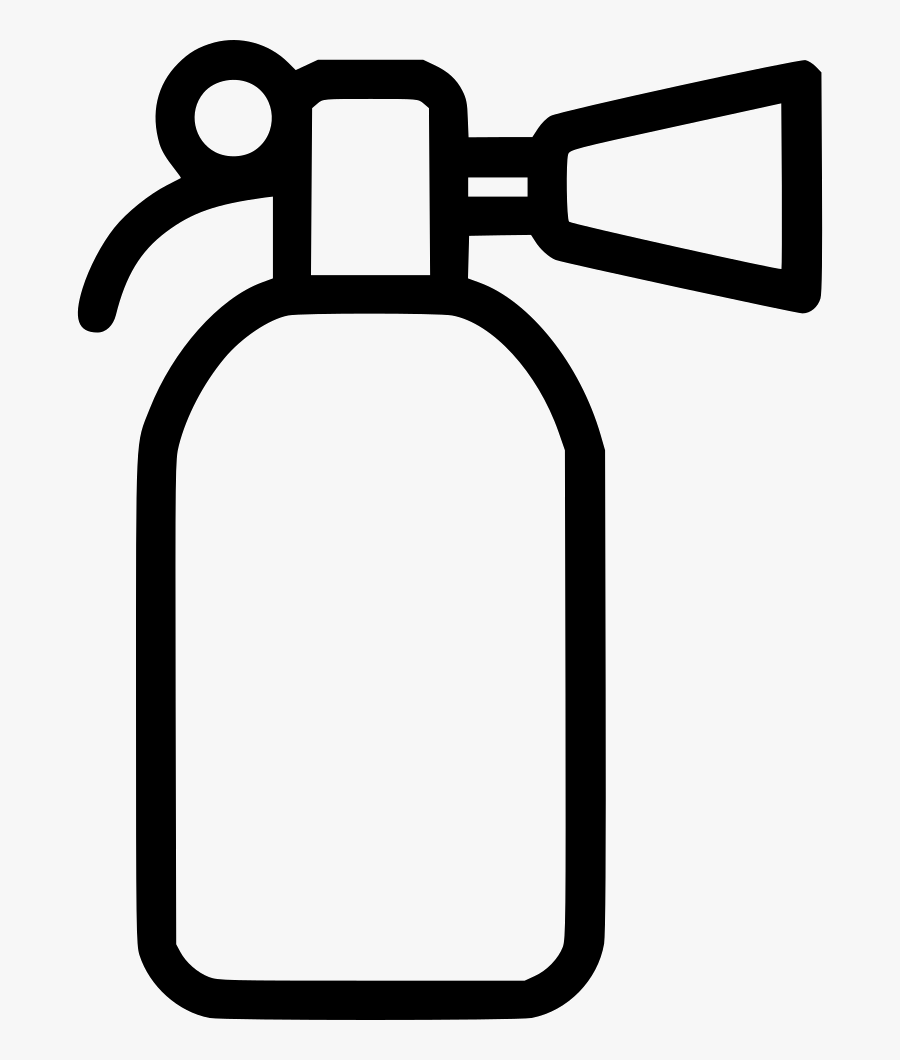 Fire Extinguisher - Easy Drawing Of A Fire Extinguisher, Transparent Clipart