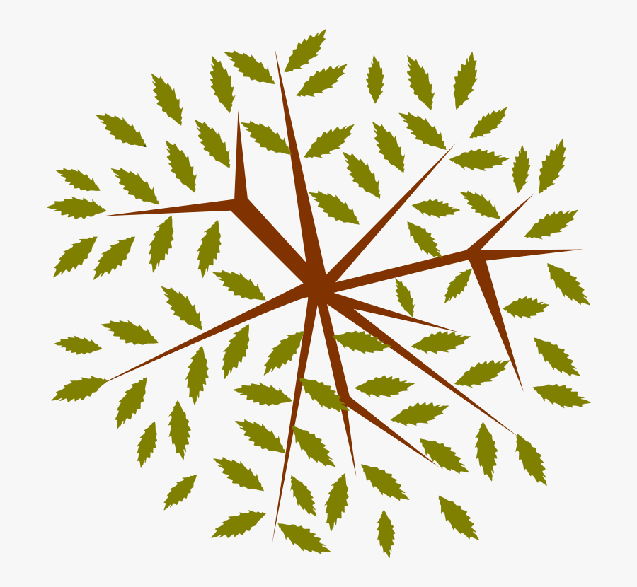 Free Clip Art "tree-12b - Clip Art, Transparent Clipart