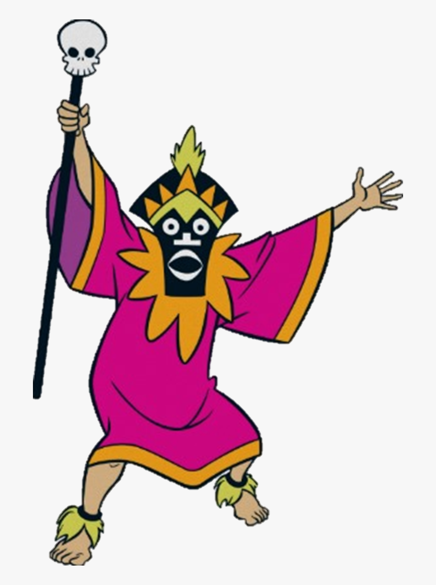 Scooby Doo Clipart Villain - Tiki Witch Doctor Scooby Doo, Transparent Clipart