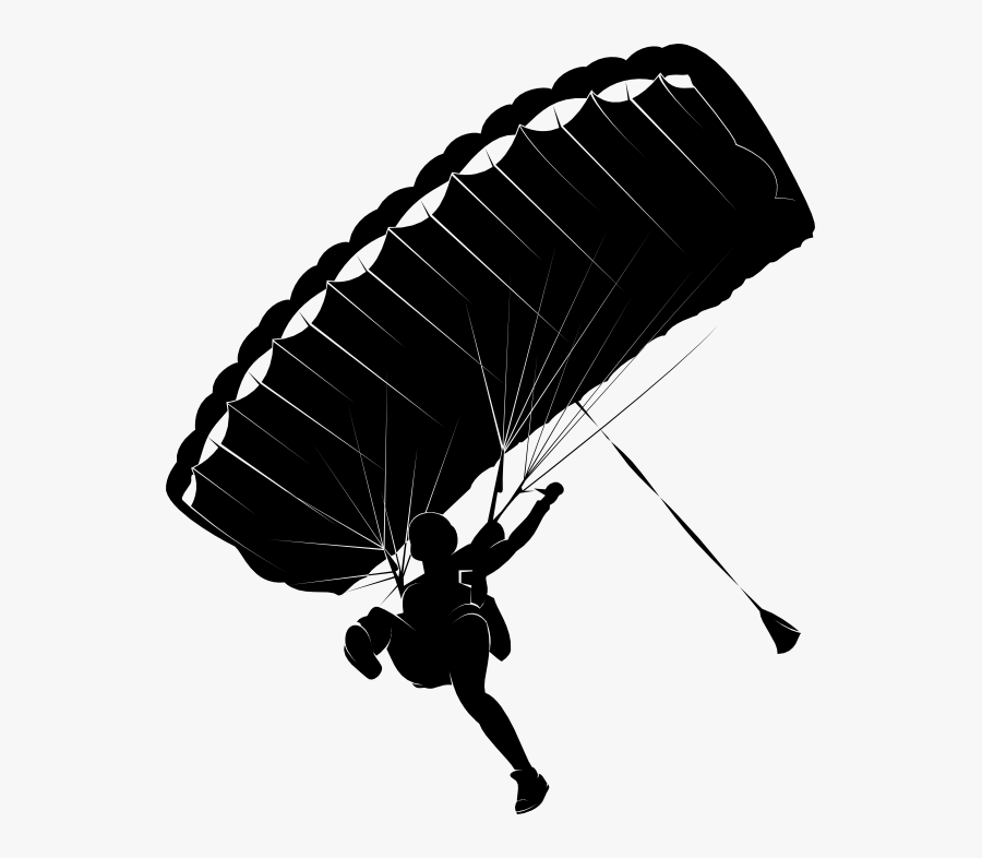 Skydiving Sticker, Transparent Clipart