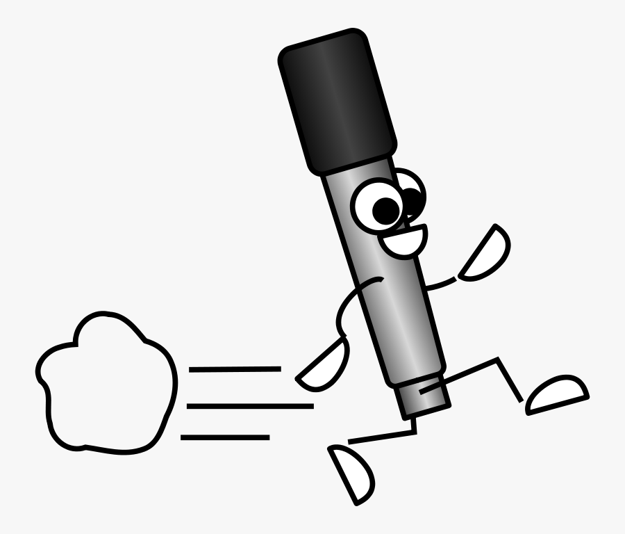 Microphone Running, Transparent Clipart