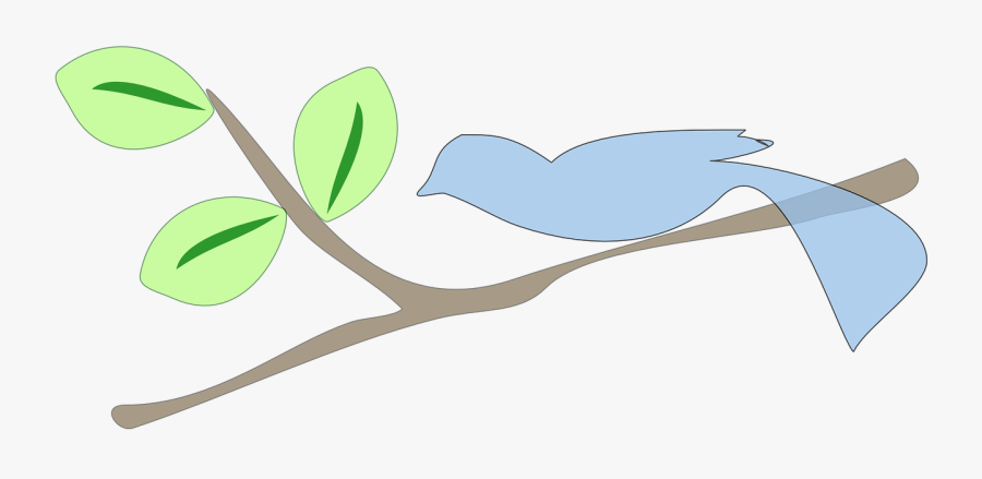 Jay Bird Blue Twig Branch Dove Png Image - กิ่ง ไม้ นก Png, Transparent Clipart