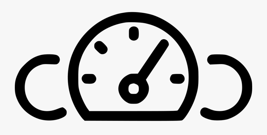 Car Speedometer Clipart - Car Gauge Icon, Transparent Clipart