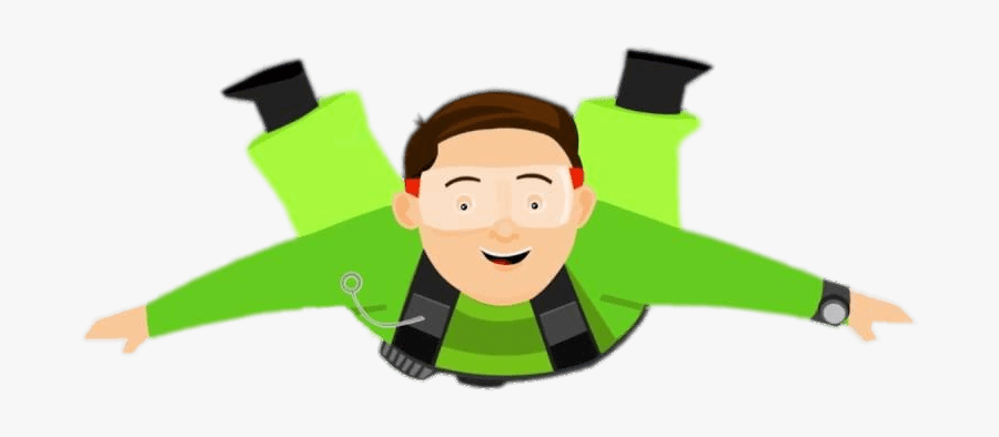 Parachute Jumper Clipart, Transparent Clipart