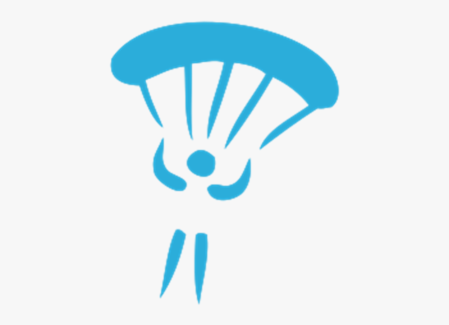 Parachute Clipart Tandem Skydive - Skydiving Logo, Transparent Clipart